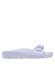 Birkenstock Klapki Madrid Eva 1029942 Fioletowy. Fioletowe klapki damskie Birkenstock, bez wzorów, z syntetyku, bez obcasa. Za 199.99 zł.