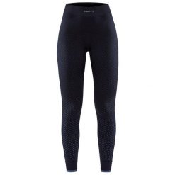 Legginsy damskie Craft Adv Warm Intensity. Czarne legginsy damskie Craft, bez wzorów, na fitness i siłownię. Za 341.50 zł.