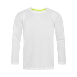 Męska Koszulka Z Długim Rękawem Active 140. Białe koszulki sportowe męskie Stedman, m, bez wzorów, bez kołnierzyka, bez ramiączek, trekkingowe. Za 62.99 zł.