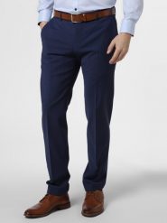 Finshley & Harding spodnie od garnituru modułowego Mężczyźni Modern Fit niebieski, 25. Niebieskie eleganckie spodnie męskie Finshley & Harding, l, bez wzorów, z wełny. Za 499.95 zł.