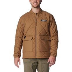 Kurtka przejściowa męska Columbia Rad Padded. Brązowe kurtki męskie Columbia, na zimę, m, bez wzorów, z materiału, sportowe, bez kaptura. Za 732.00 zł.