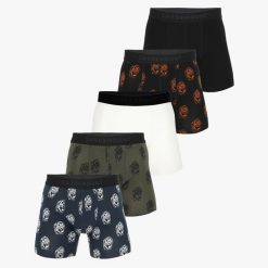 Bokserki Mężczyzna Swedemount Forest Boxer Shorts 5-Pack. Bokserki męskie SWEDEMOUNT, m, bez wzorów, z tkaniny. Za 169.99 zł.