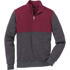 Bluza z zamkiem Regular Fit bonprix czerwony rododendron - antracytowy melanż. Bluzy męskie marki KALENJI. Za 37.99 zł.