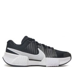 Buty do tenisa Nike. Czarne buty sportowe męskie Nike, bez zapięcia, tenisowe. Za 409.99 zł.