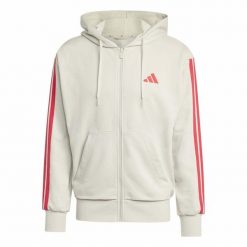 Bluza Adidas Sport M 3S Ft Fz Hd Dorośli. Fioletowe bluzy męskie Adidas, m, bez wzorów, z bawełny, bez kaptura. Za 284.05 zł.