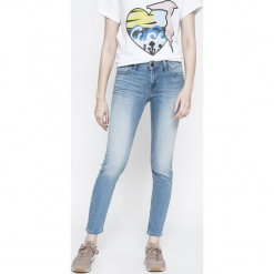 Lee - Jeansy SCARLETT. Niebieskie jeansy damskie Lee. W wyprzedaży za 229.90 zł.