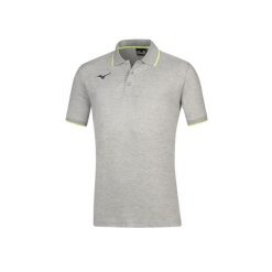 Polo Mizuno. Szare koszulki polo męskie Mizuno, m, bez wzorów, bez ramiączek. Za 169.50 zł.