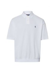 Polo Ralph Lauren koszulka polo - luźny krój Mężczyźni Bawełna biały, XL. Białe koszulki polo męskie Polo Ralph Lauren, m, bez wzorów, z bawełny, klasyczne, bez ramiączek. Za 599.95 zł.