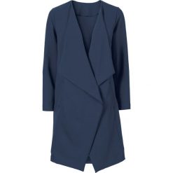 Sukienka z dekoltem w serek bonprix łososiowy pomarańczowy. Brązowe sukienki damskie bonprix, bez wzorów, bez kołnierzyka, bez ramiączek. Za 89.99 zł.