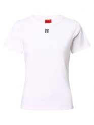 HUGO Koszulka - Deloris Kobiety biały, XS. Białe t-shirty damskie Hugo, xs, bez wzorów, eleganckie, bez kołnierzyka. Za 249.95 zł.