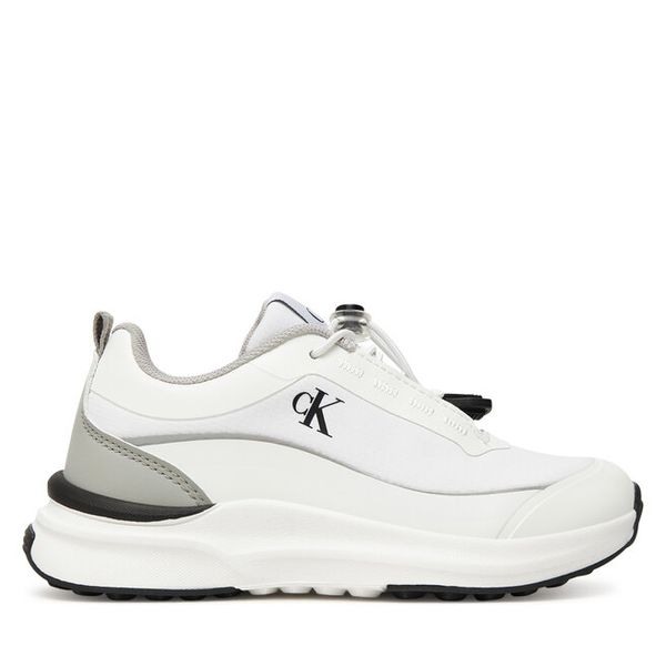 Sneakersy Calvin Klein. Białe trampki i tenisówki chłopięce Calvin Klein, bez wzorów, bez zapięcia. Za 349.99 zł.