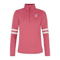 Damski polar 1/4 zip Protest Prue. Czerwone bluzy sportowe damskie Protest, bez wzorów, z polaru, bez kaptura, narciarskie. Za 272.00 zł.
