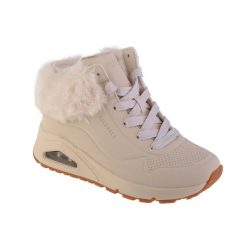 Buty zimowe dziewczęce, Uno - Fall Air. Brązowe buty zimowe dziewczęce Skechers, bez wzorów, bez zapięcia. Za 249.99 zł.
