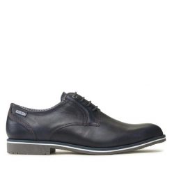 Półbuty Pikolinos. Niebieskie eleganckie półbuty Pikolinos, wizytowe, bez zapięcia. Za 339.99 zł.