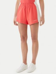 Calvin Klein Swimwear Szorty materiałowe LV00Q61153 Różowy Regular Fit. Czerwone szorty damskie Calvin Klein Swimwear, m, bez wzorów, z bawełny. Za 189.99 zł.