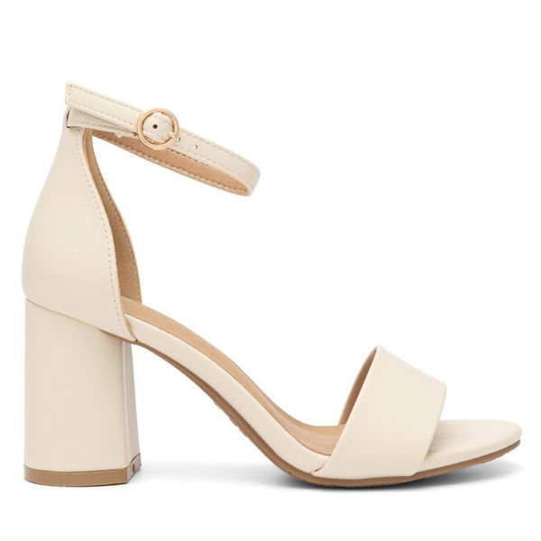 Sandały Jenny Fairy. Sandały damskie Jenny Fairy, bez wzorów, bez obcasa, na słupku, bez zapięcia. Za 99.99 zł.