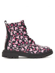 Primigi Trapery 8909611 S Czarny. Czarne buty zimowe dziewczęce Primigi, bez wzorów, ze skóry, bez zapięcia. Za 259.99 zł.