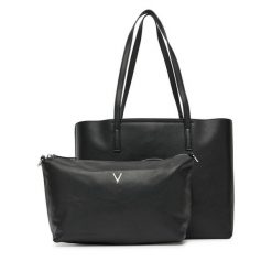 Torebka Valentino. Czarne torebki do ręki damskie Valentino, bez wzorów, bez dodatków. Za 349.99 zł.