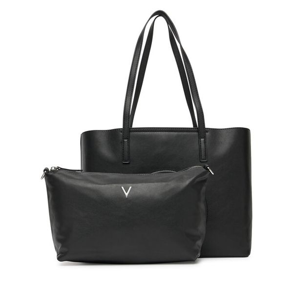 Torebka Valentino. Czarne torebki do ręki damskie Valentino, bez wzorów, bez dodatków. Za 349.99 zł.