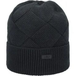 Cmp WOMAN KNITTED HAT damska czapka dziana 100% poliwęglan. Czarne czapki i kapelusze damskie CMP, bez wzorów. Za 121.00 zł.