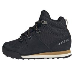 Buty adidas Terrex Snowpitch Jr IF7505 czarne. Czarne buty sportowe dziewczęce bez wzorów, z materiału, bez zapięcia, adidas terrex, climawarm (adidas). Za 405.16 zł.