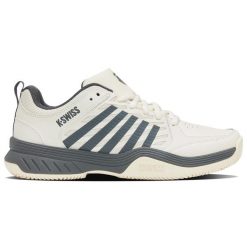 Sneakersy męskie K-swiss COURT EXPRESS 2 CLAY do treningu beżowe (04429-154-M). Brązowe buty sportowe męskie K-SWISS, bez zapięcia, na fitness i siłownię. Za 239.00 zł.