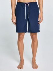 Szorty kąpielowe granatowe Rafiw 403. Niebieskie kąpielówki męskie Big Star, l, bez wzorów, do pływania. Za 139.99 zł.