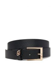Liu Jo Pasek Damski Ecs Hips Belt 3 C AF5240 E0058 Czarny. Czarne paski damskie Liu Jo, bez wzorów, ze skóry. Za 299.99 zł.