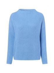 Opus Sweter z dzianiny - Parto Kobiety Bawełna niebieski, 36. Niebieskie swetry damskie Opus, bez wzorów, z bawełny, bez kołnierzyka, bez ramiączek, bez kaptura. Za 229.95 zł.