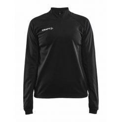Bluzy treningowa damska Craft Evolve Halfzip. Czarne bluzy damskie Craft, bez wzorów, bez kaptura. Za 199.00 zł.