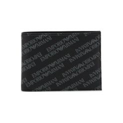 Emporio Armani Portfel Y4R166. Portfele męskie Emporio Armani, bez wzorów, z materiału. Za 260.00 zł.