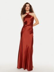 STAUD Sukienka wieczorowa Cadence R24P2214SA Czerwony Slim Fit. Czerwone sukienki damskie STAUD, bez wzorów, z syntetyku, wizytowe, bez kołnierzyka, bez ramiączek. Za 1,919.00 zł.