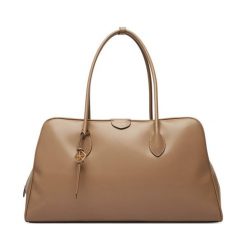 Torebka Calvin Klein. Brązowe torebki do ręki damskie Calvin Klein, bez wzorów, klasyczne, bez dodatków. Za 799.99 zł.