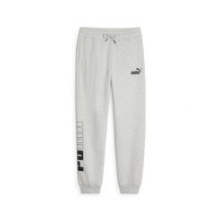 Spodnie Puma Power Colorblock. Szare spodnie sportowe męskie Puma, s, bez wzorów, z dresówki, na fitness i siłownię. Za 146.99 zł.