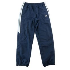 Second life - Spodnie dresowe męskie Y2K 3 paski - Stan bardzo dobry. Niebieskie paski damskie Adidas, l, bez wzorów, z dresówki, do biegania. Za 127.76 zł.