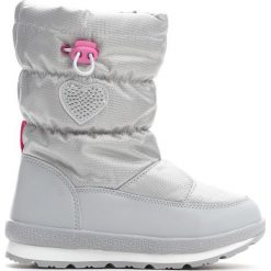 Szare Śniegowce Vitality. Buty zimowe dziewczęce marki Born2be. Za 74.99 zł.