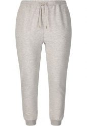 Damskie spodnie dresowe Q Sportswear Ingelina. Szare spodnie dresowe damskie ENDURANCE Q, plus size, bez wzorów, z bawełny, na fitness i siłownię. Za 216.50 zł.