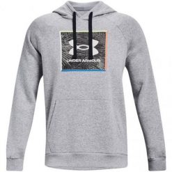 Bluza Z Kapturem Męska. Szare bluzy męskie Under Armour, m, bez wzorów, z kapturem. Za 278.99 zł.