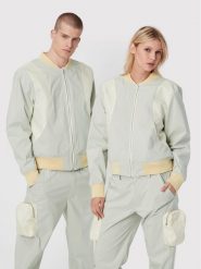 2005 Kurtka bomber Unisex 2005 X Leeves „Panel” Beżowy Regular Fit. Brązowe kurtki męskie 2005, m, bez wzorów, z syntetyku, bez kaptura. Za 540.99 zł.