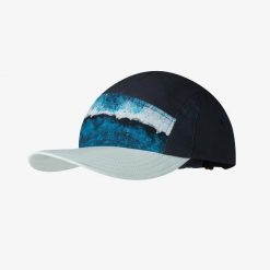 Czapka z daszkiem BUFF 5 PANEL GO CAP PARLEY NAVY. Niebieskie czapki i kapelusze męskie Buff, bez wzorów, z elastanu, sportowe. Za 124.90 zł.