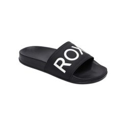 Sandały dla Kobiety SLIPPY II. Brązowe obuwie sportowe damskie Roxy, bez wzorów, z gumy. Za 129.99 zł.
