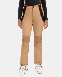 Damskie spodnie narciarskie typu softshell Kilpi DIONE-W. Brązowe spodnie snowboardowe damskie Kilpi, na zimę, m, bez wzorów, z materiału, narciarskie. Za 499.51 zł.