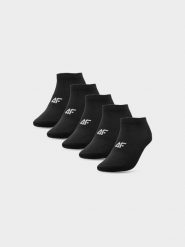 4F Skarpetki krótkie (5-pack) damskie - czarne 35-38. Czarne skarpety damskie 4f, bez wzorów. Za 59.99 zł.