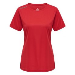 Koszulka damska Newline core functional. Czerwone koszulki sportowe damskie Newline, xs, bez wzorów, sportowe, bez kołnierzyka. Za 124.50 zł.