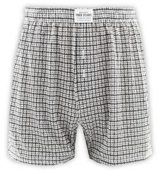 Bokserki Luźne, Biało-Czarne Majtki z Rozporkiem na Guziki, 100% Bawełna, Męskie -Pako Jeans. Białe bokserki męskie Pako Jeans, l, bez wzorów, z bawełny. Za 33.00 zł.