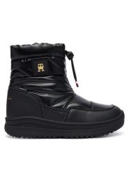Tommy Hilfiger Śniegowce Loki T3AD-35206-1474 S Czarny. Czarne buty zimowe dziewczęce Tommy Hilfiger, bez wzorów, bez zapięcia. Za 559.99 zł.