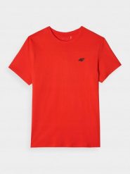 T-shirt 4F 4FWMM00TTSHM2256S 62S. T-shirty męskie 4f, m, bez wzorów, bez kołnierzyka. Za 45.37 zł.