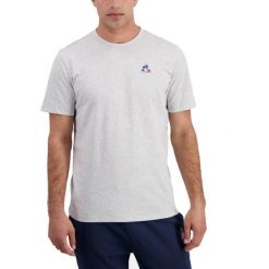 Koszulka Le Coq Sportif Essentiels N°2. Szare koszulki sportowe męskie le coq sportif, xl, bez wzorów, z materiału, bez kołnierzyka, bez ramiączek, na fitness i siłownię. Za 141.70 zł.