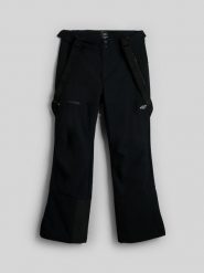 4F Spodnie narciarskie z szelkami membrana 10000 męskie - czarne XXL. Czarne spodnie snowboardowe męskie 4f, m, bez wzorów, narciarskie. Za 399.99 zł.