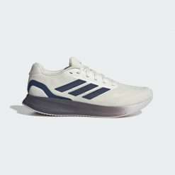 Buty Runfalcon 5 Running. Białe buty sportowe męskie Adidas, bez zapięcia, do biegania. Za 259.00 zł.